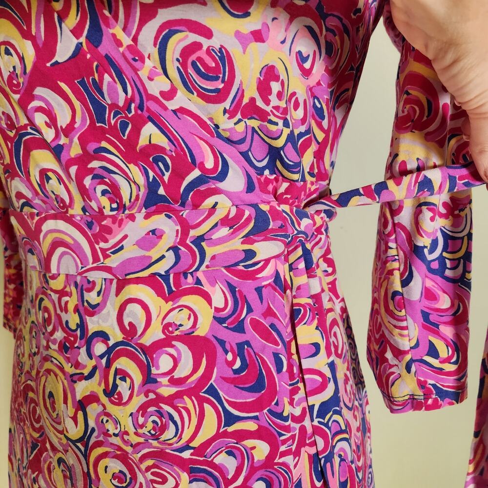 LILLY PULITZER Karlie Wrap Romper, Size Medium - Picture 9 of 14